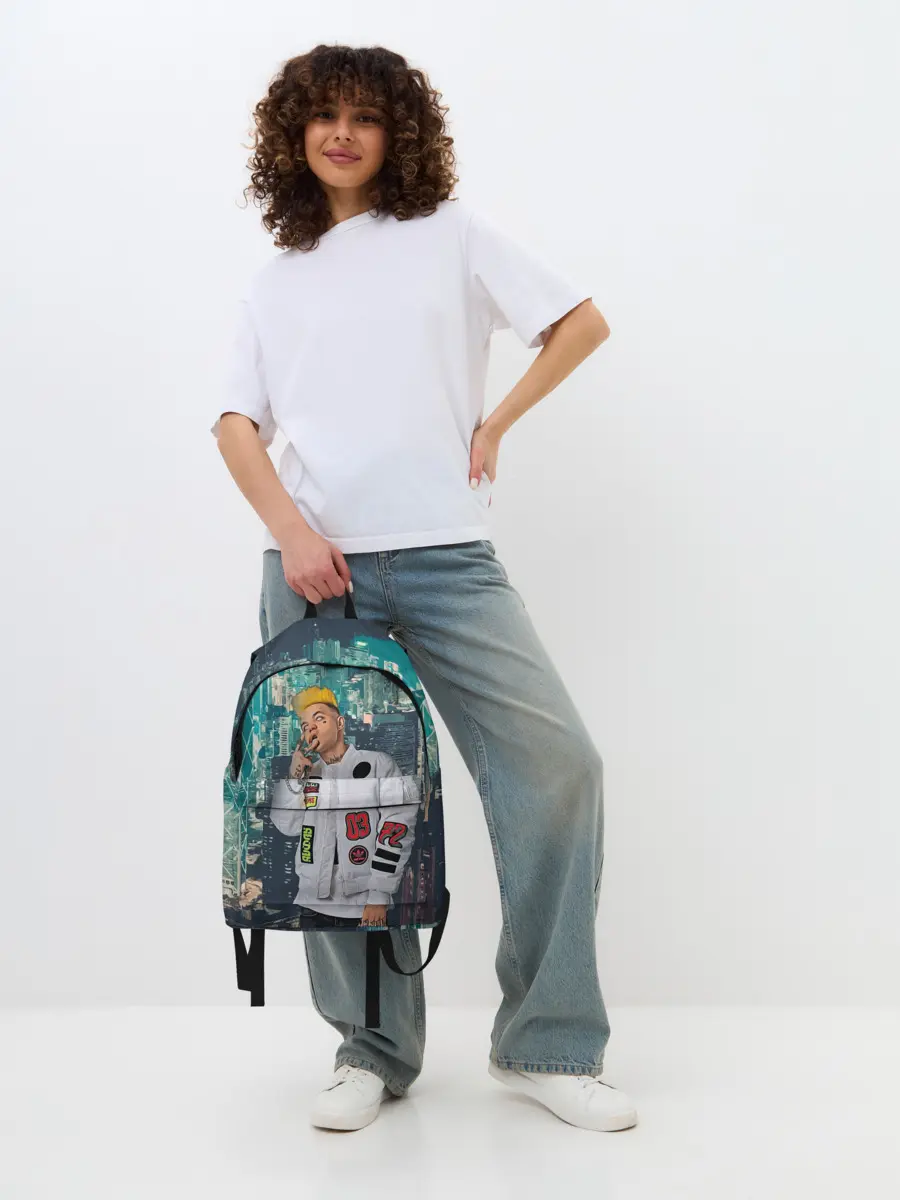 Рюкзак джинсовый / Сайонара бой