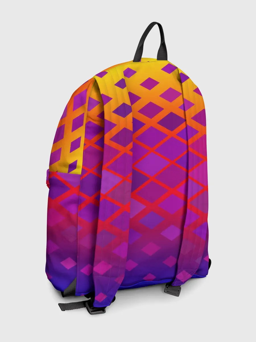 Рюкзак джинсовый / Красочная Геометрия