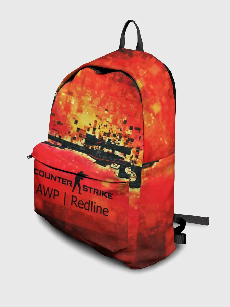 Рюкзак джинсовый / cs go:AWP:Red Line