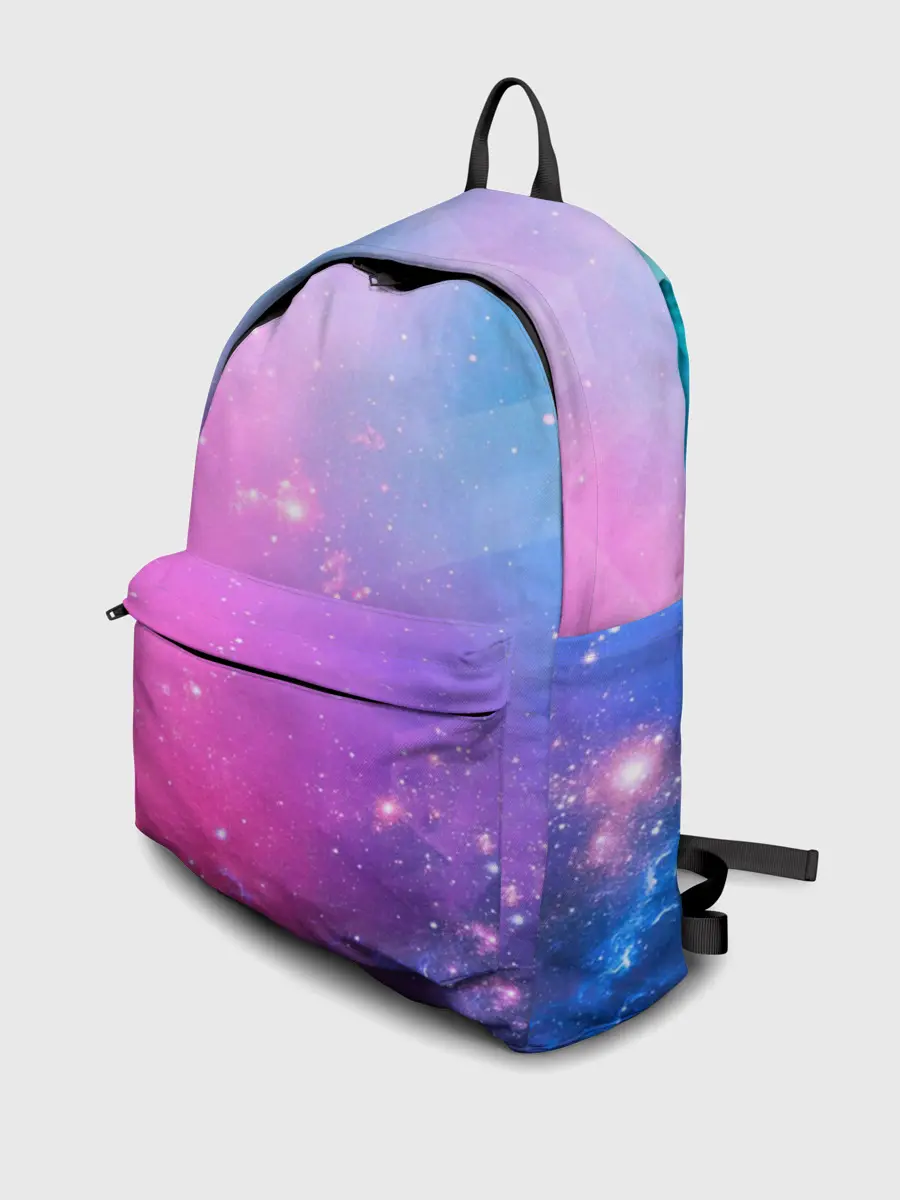 Рюкзак джинсовый / Абстракция Блеск Градиент