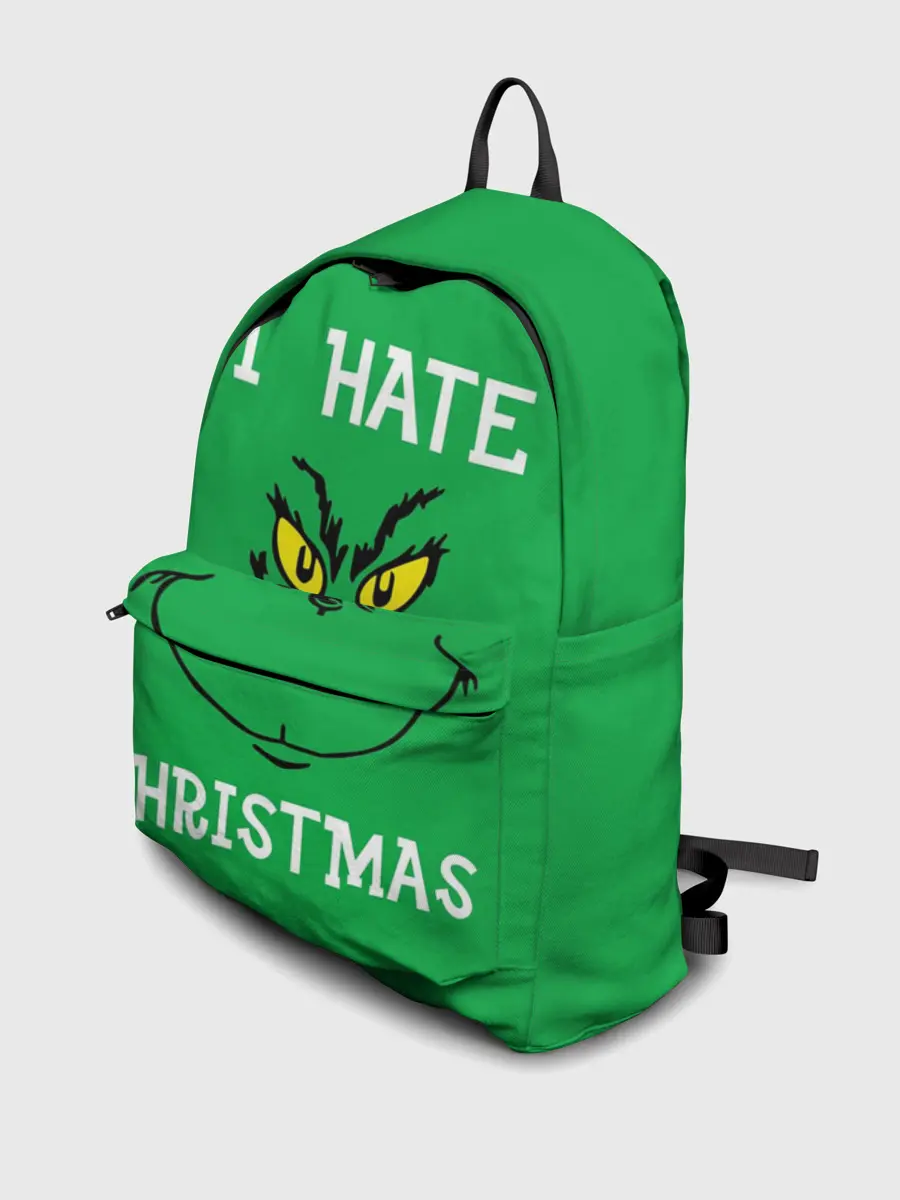 Рюкзак джинсовый / I hate christmas