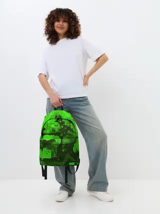 Рюкзак джинсовый / Minecraft