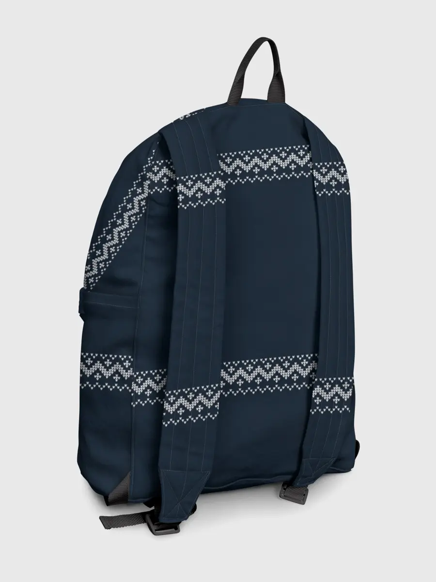 Рюкзак джинсовый / Гринч Вязаный