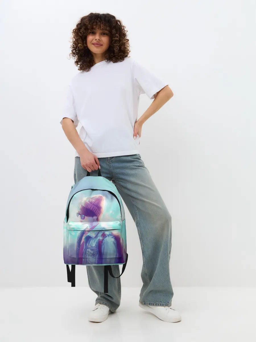 Рюкзак джинсовый / BTS. Jimin