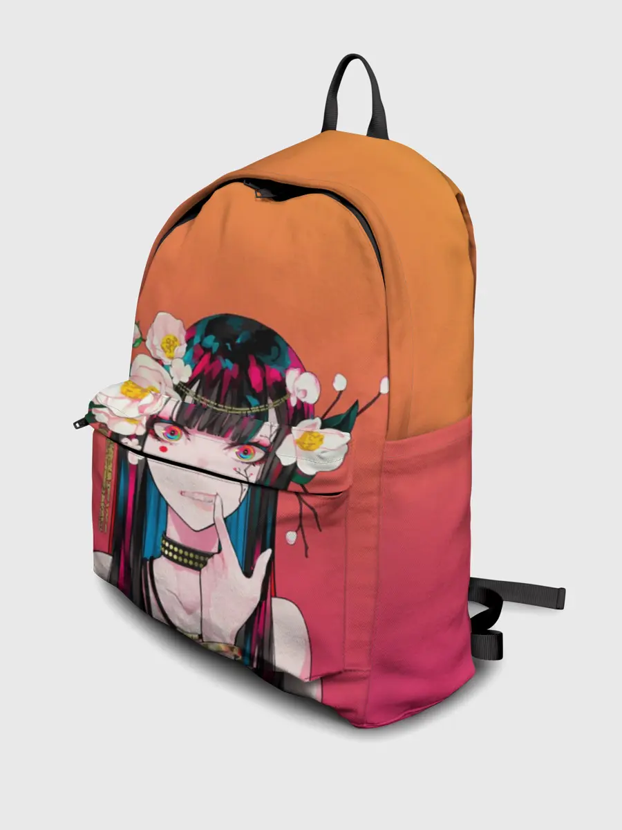 Рюкзак джинсовый / Девушка - сакура