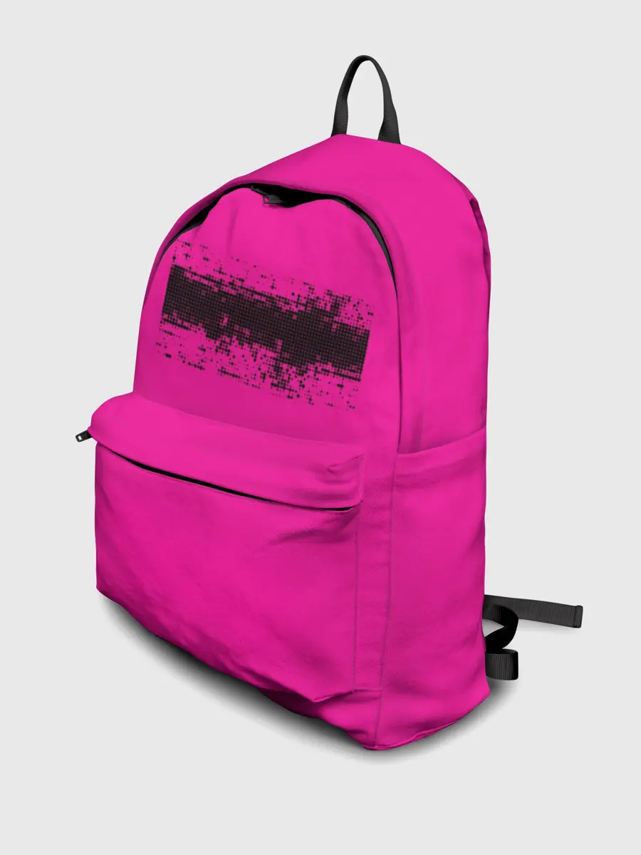 Рюкзак джинсовый / Гранж розовый