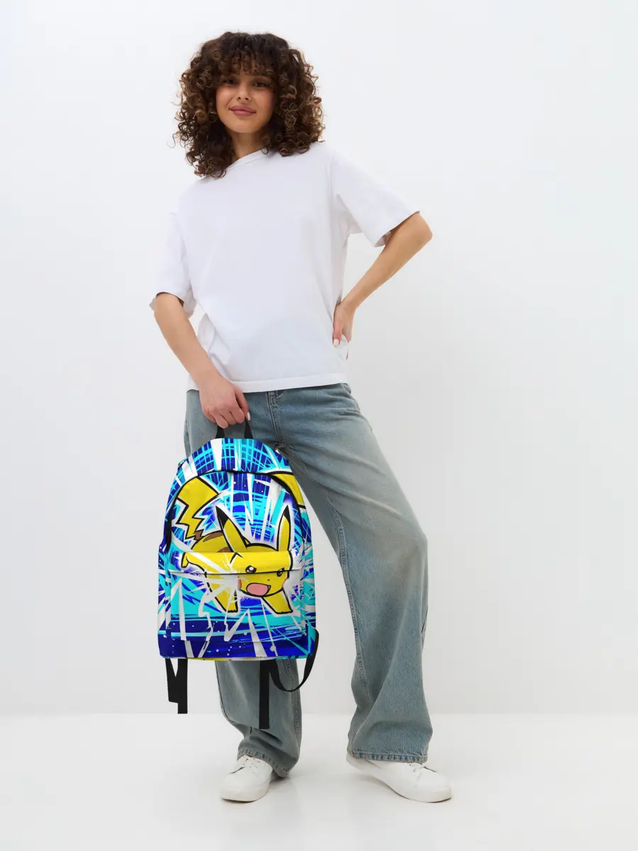 Рюкзак джинсовый / Пикачу