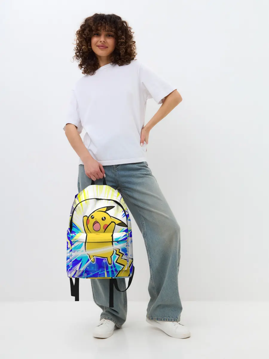 Рюкзак джинсовый / Пикачу