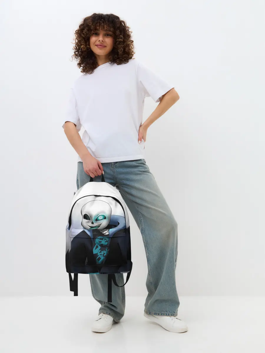 Рюкзак джинсовый / Скелет
