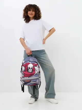 Рюкзак джинсовый / Скелет