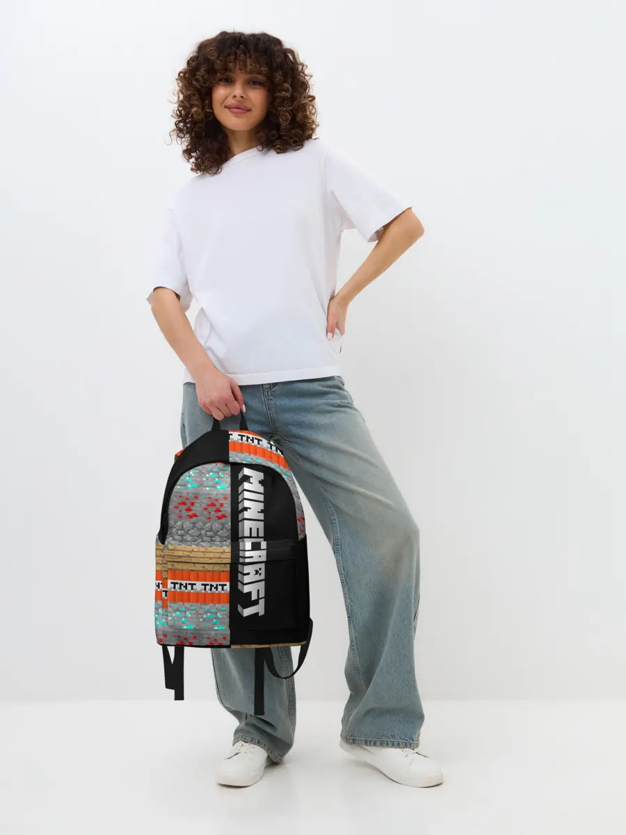 Рюкзак джинсовый / Minecraft