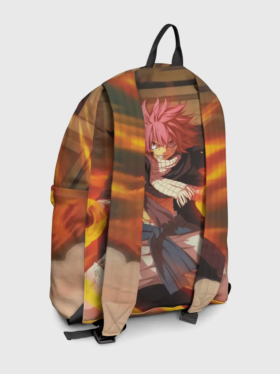 Рюкзак джинсовый / Нацу огненный боец