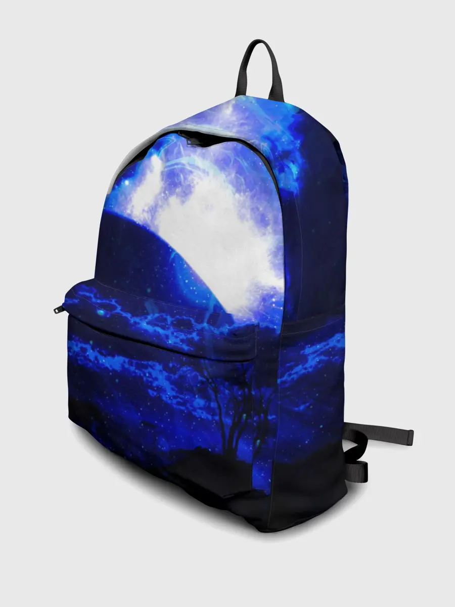 Рюкзак джинсовый / Космический закат