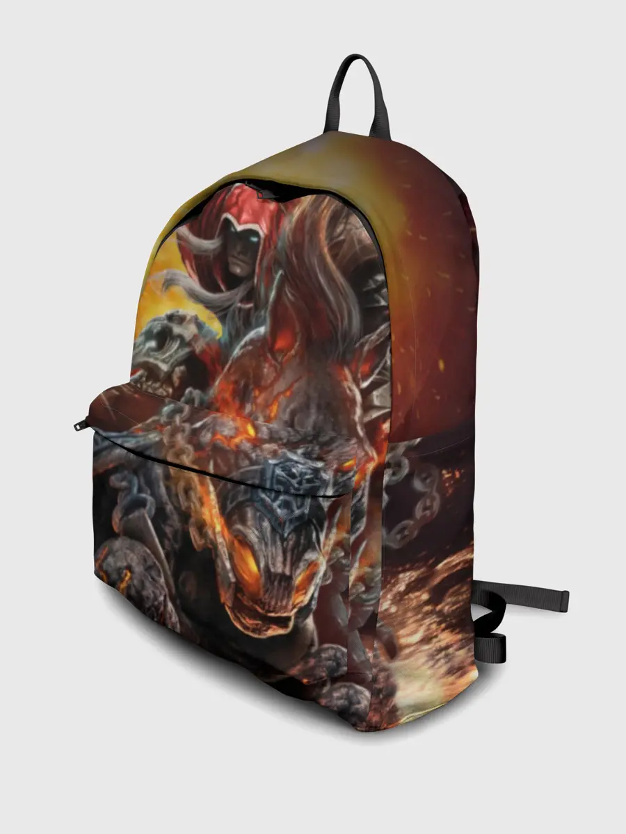 Рюкзак джинсовый / Демон-Всадник