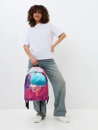 Рюкзак джинсовый / BTS