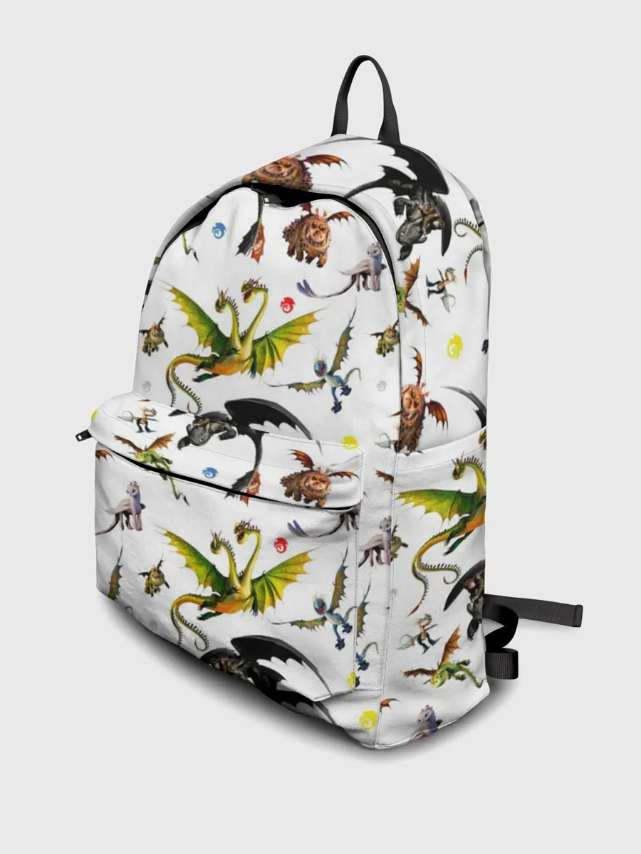 Рюкзак джинсовый / Как приручить дракона