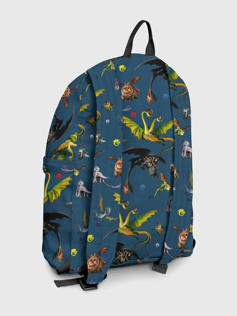 Рюкзак джинсовый / Как приручить дракона