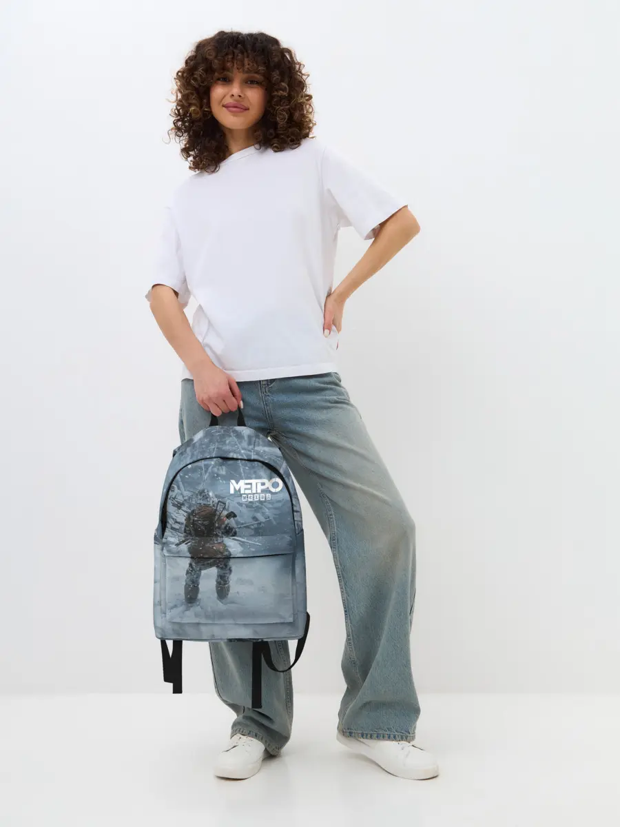 Рюкзак джинсовый / Метро Исход