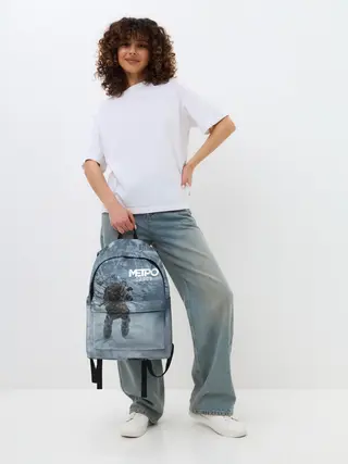 Рюкзак джинсовый / Метро Исход