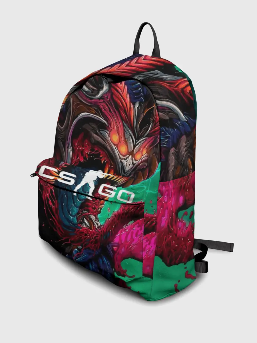 Рюкзак джинсовый / CS GO hyper beast skin