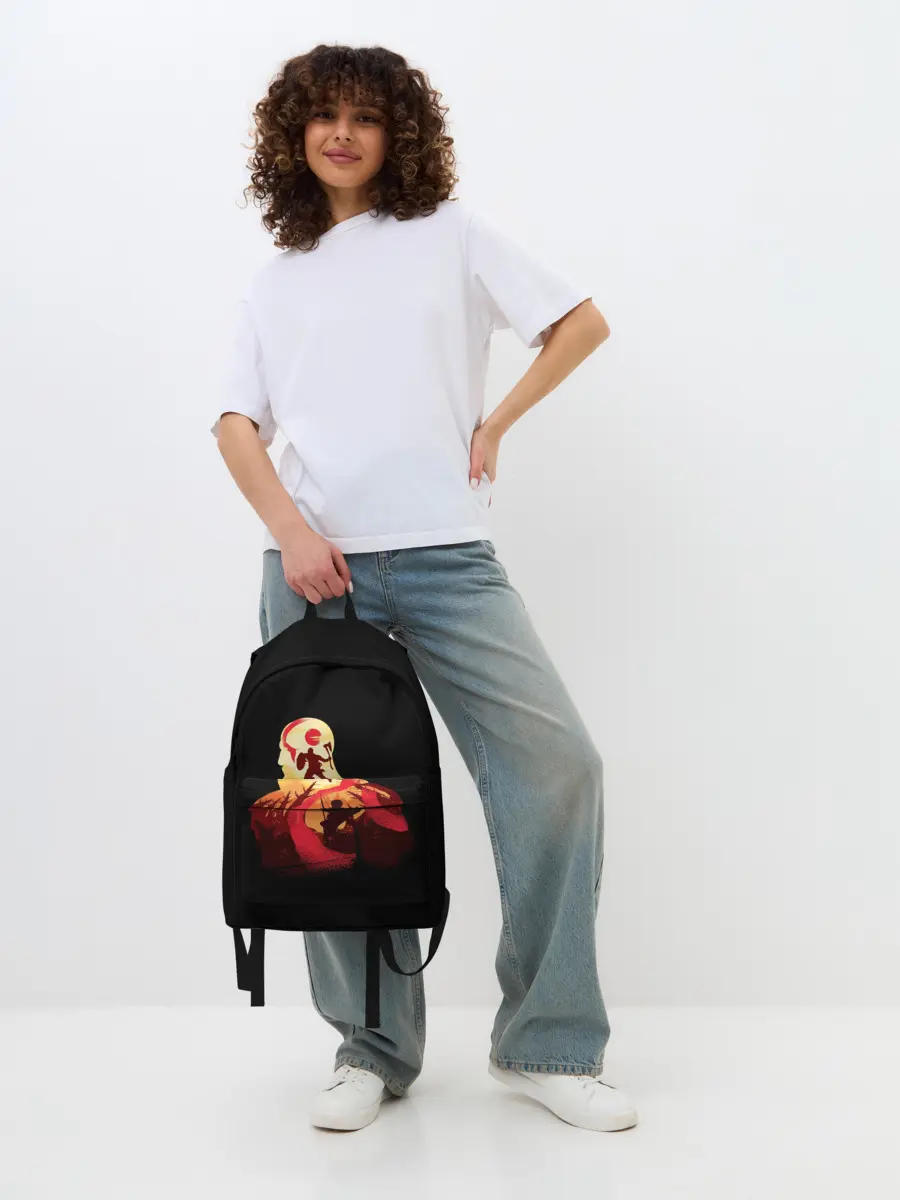 Рюкзак джинсовый / God of War