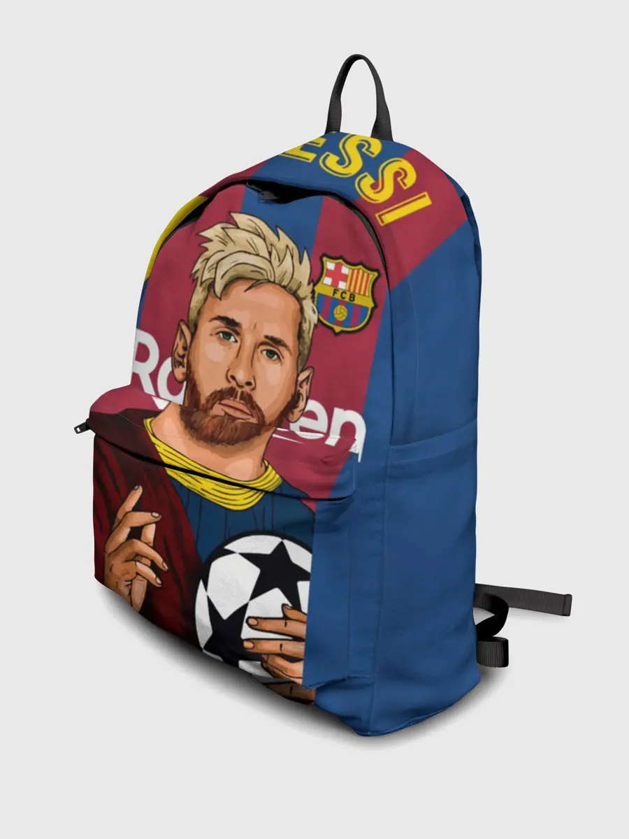 Рюкзак джинсовый / Месси Бог