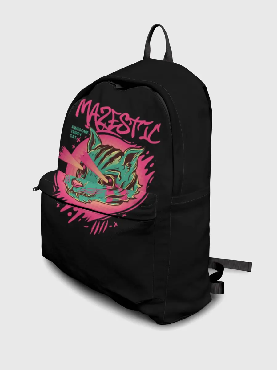 Рюкзак джинсовый / Кот Majestic