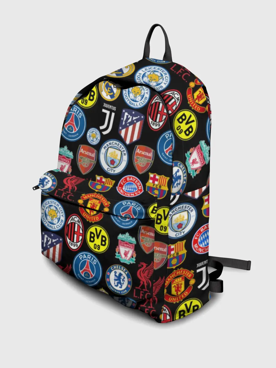 Рюкзак джинсовый / ЛОГО ФУТБОЛЬНЫХ КОМАНД