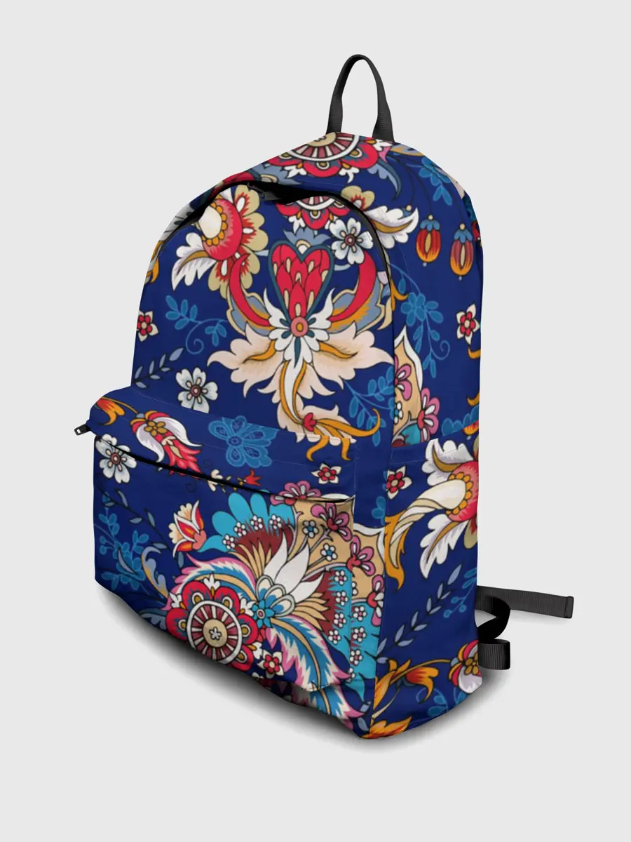 Рюкзак джинсовый / Экзотический орнамент