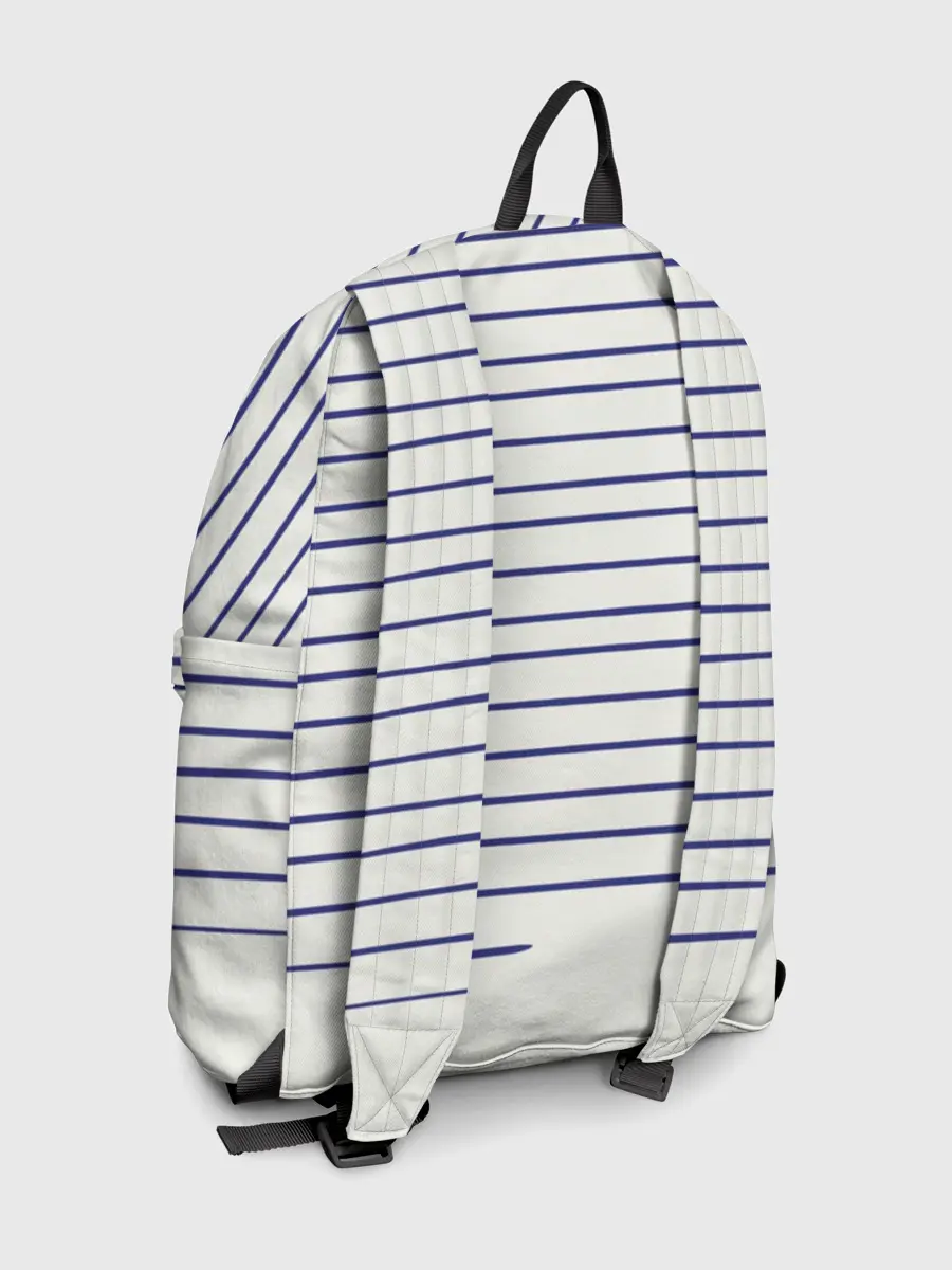 Рюкзак джинсовый / Муми-тролль рисует полосы