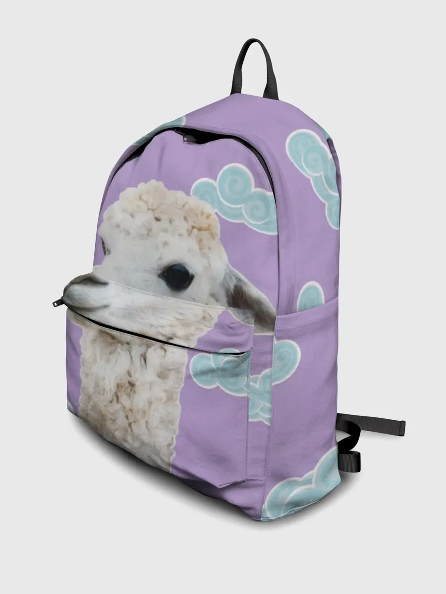 Рюкзак джинсовый / Облачная лама