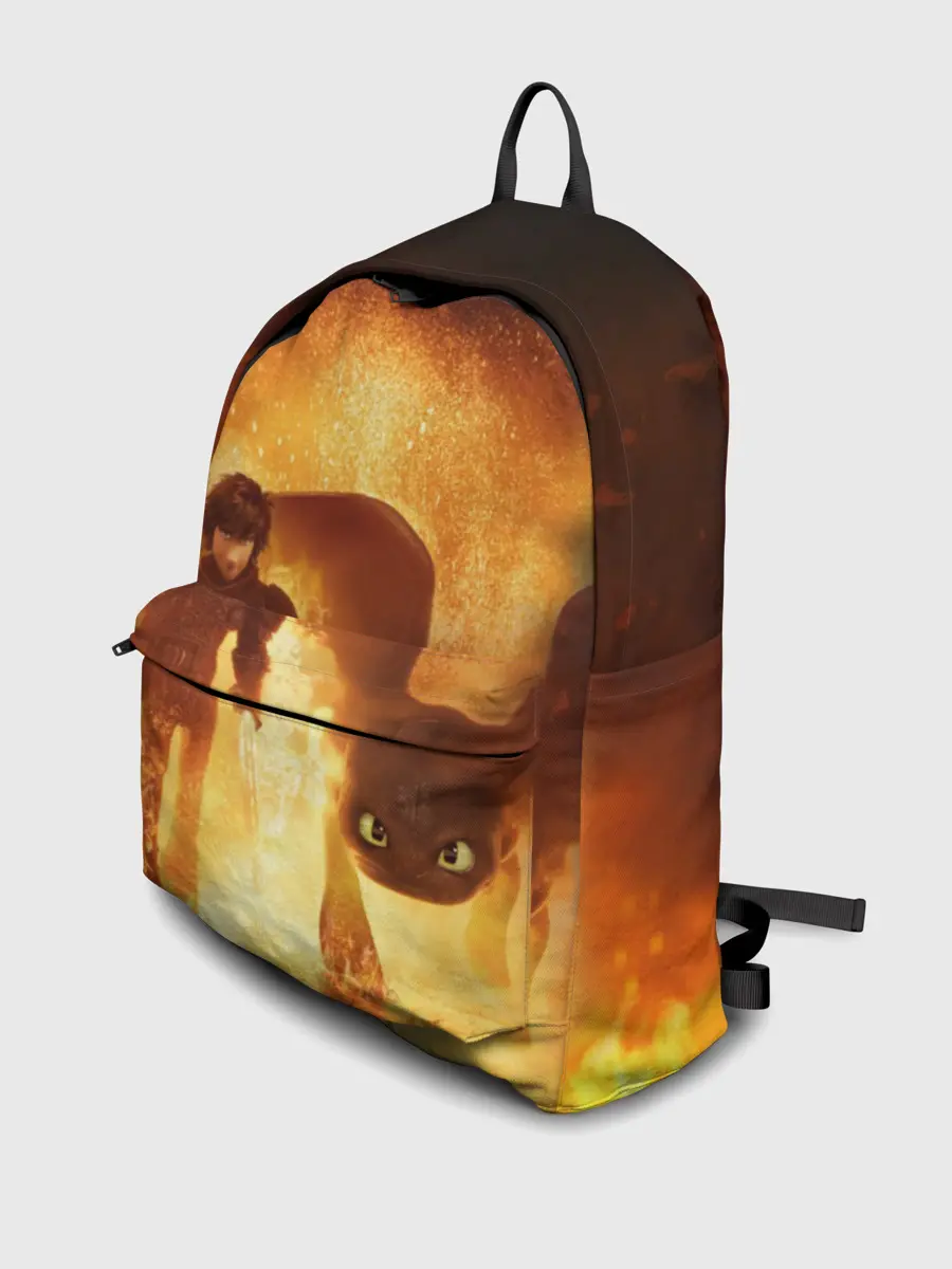 Рюкзак джинсовый / Как приручить дракона