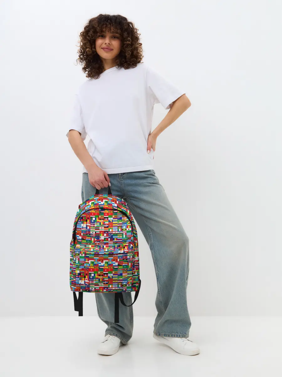 Рюкзак джинсовый / ФЛАГИ