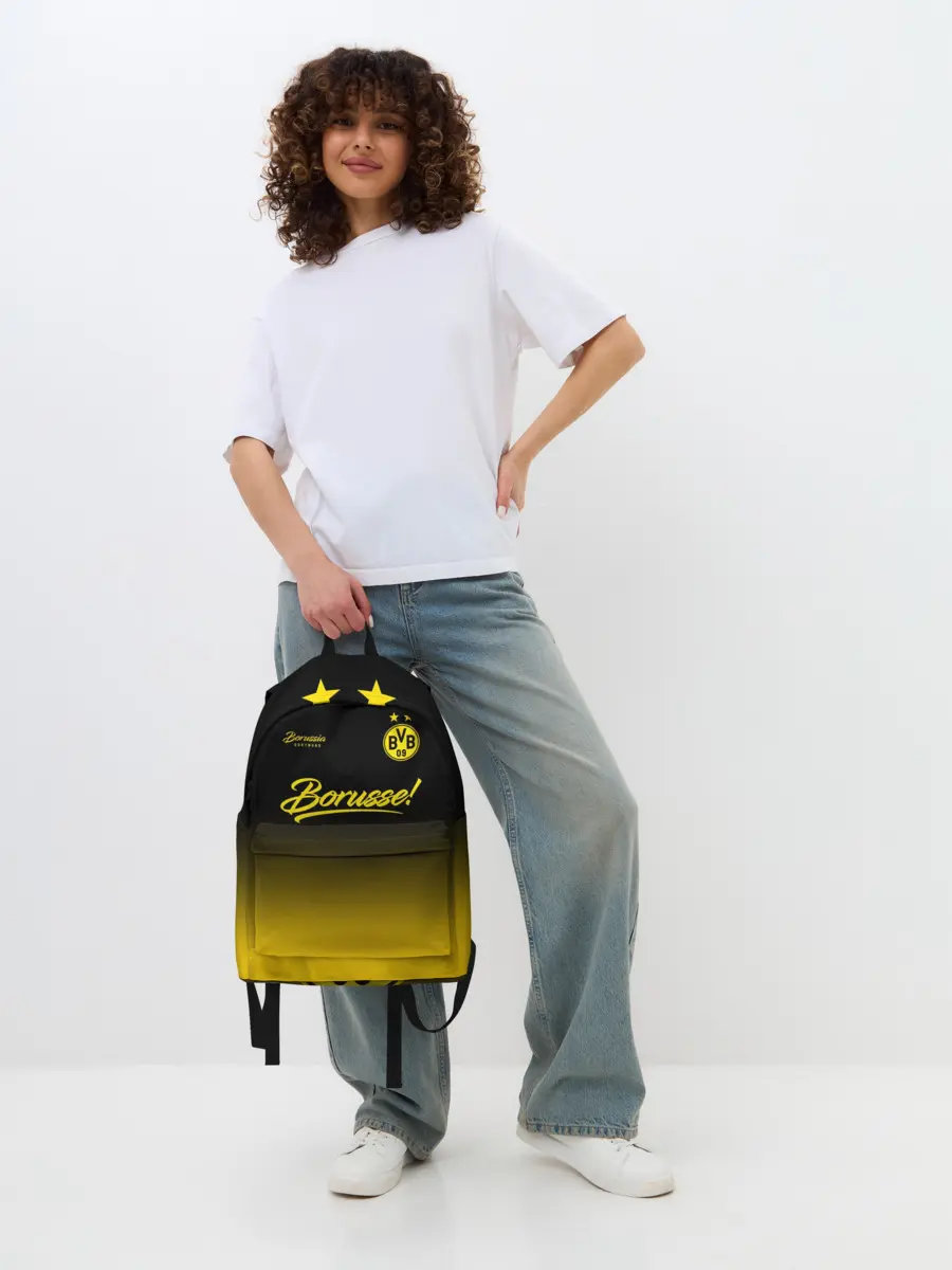 Рюкзак джинсовый / Боруссия Дортмунд