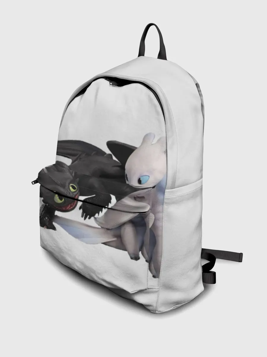 Рюкзак джинсовый / Как приручить дракона