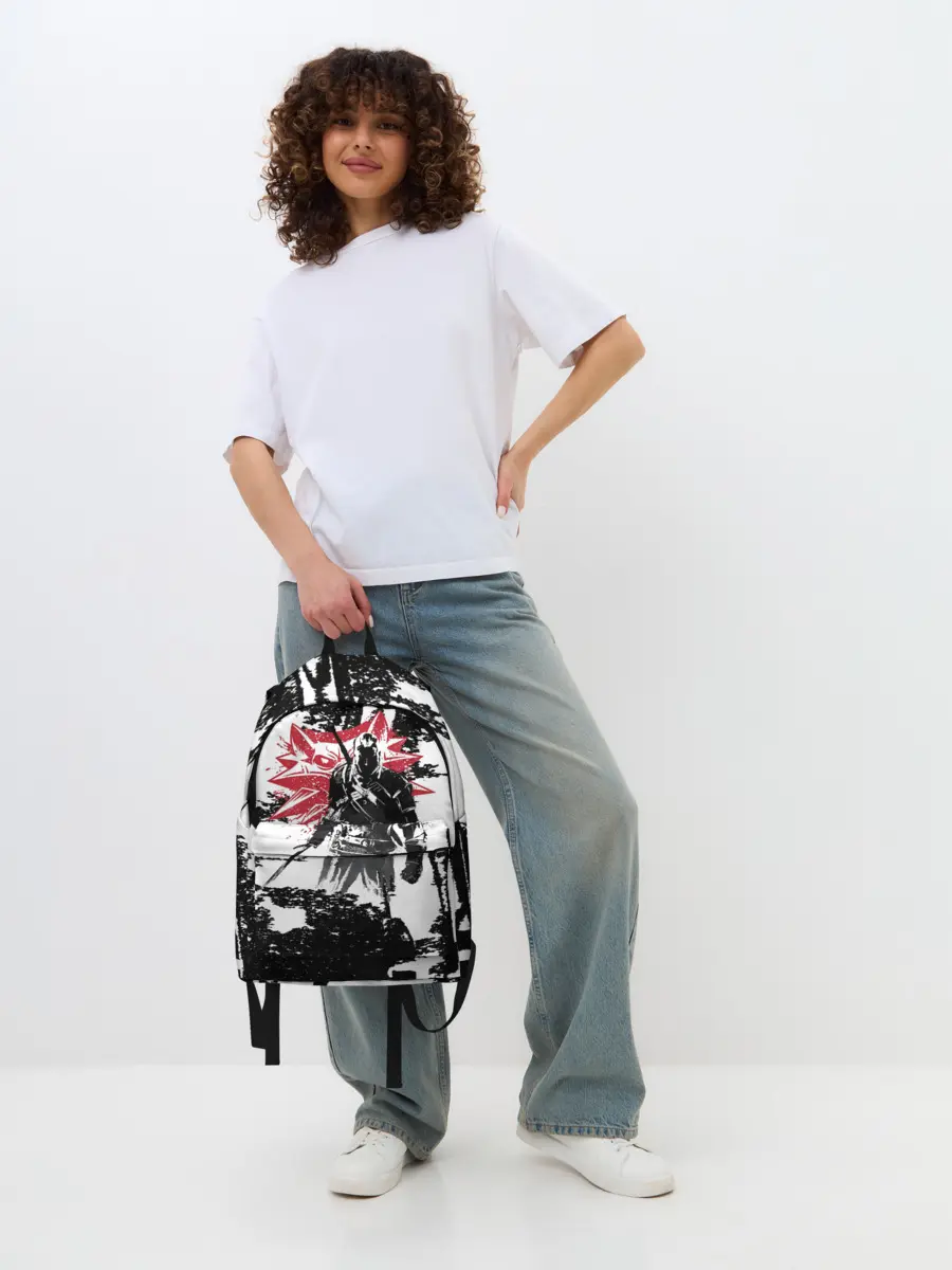 Рюкзак джинсовый / Ведьмак