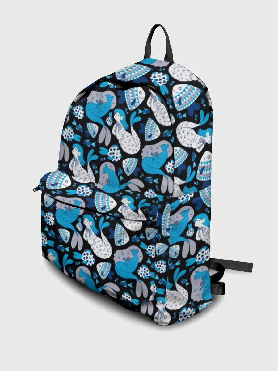 Рюкзак джинсовый / Русалки