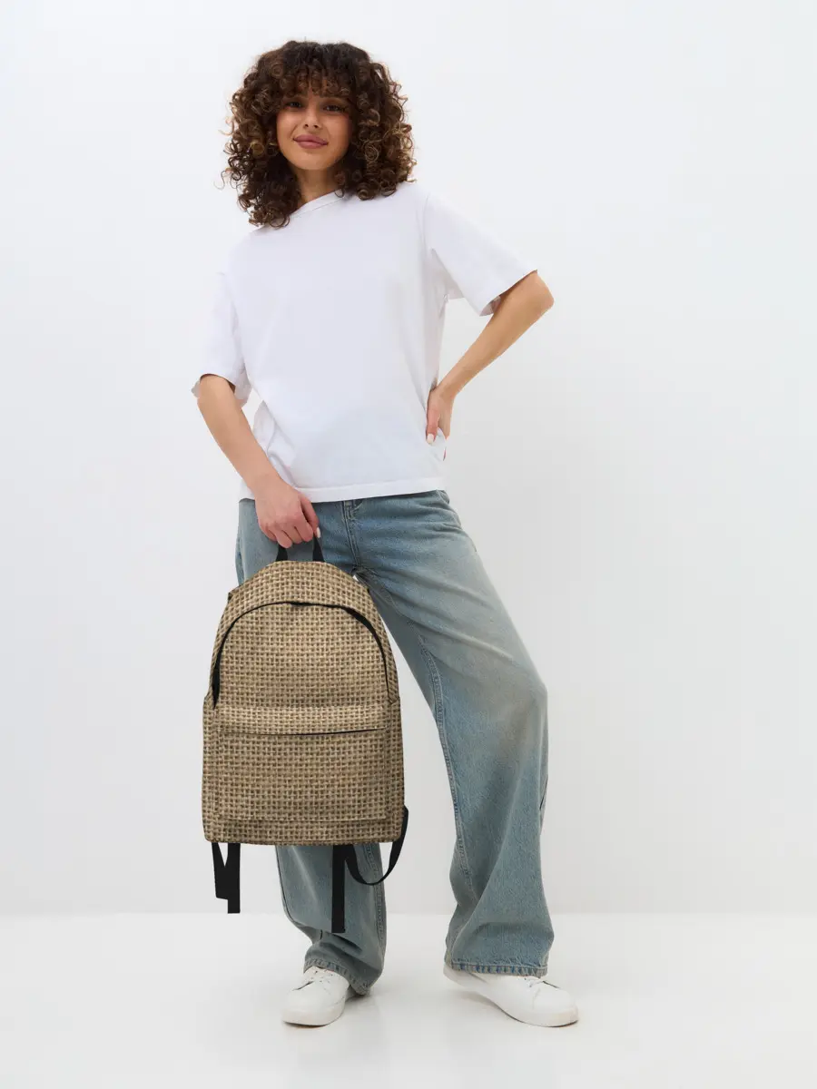 Рюкзак джинсовый / Джут