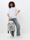 Рюкзак джинсовый / Life is a camble the king of p