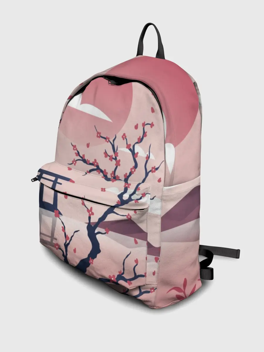 Рюкзак джинсовый / Японский мотив