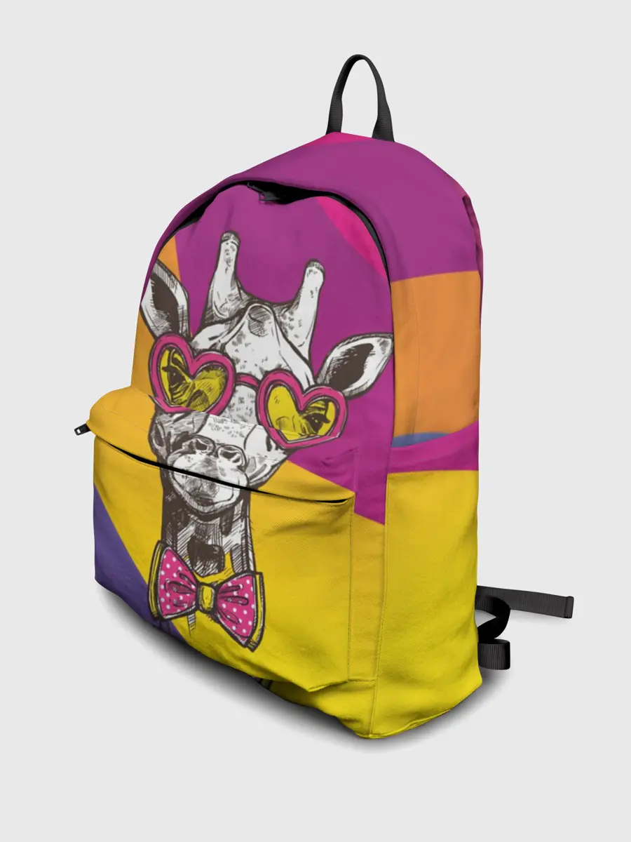 Рюкзак джинсовый / Праздничный жираф