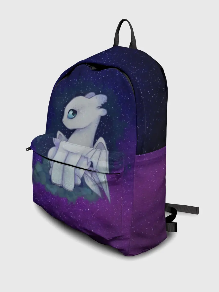 Рюкзак джинсовый / Как приручить дракона