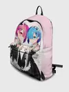 Рюкзак джинсовый / Re:Zero. Рем и Рам