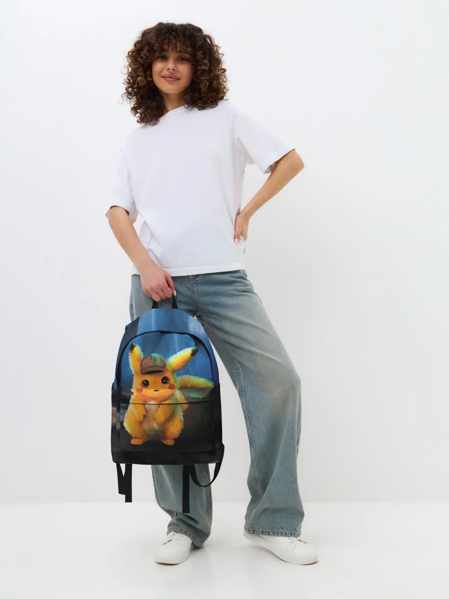 Рюкзак джинсовый / Detective Pikachu