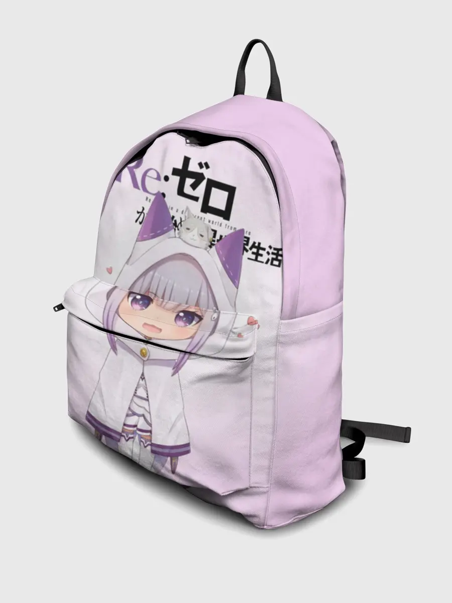 Рюкзак джинсовый / Re:Zero. Эмилия