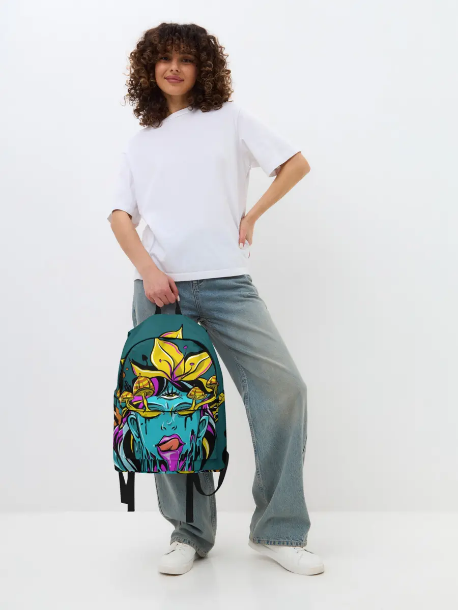 Рюкзак джинсовый / Девушка трип