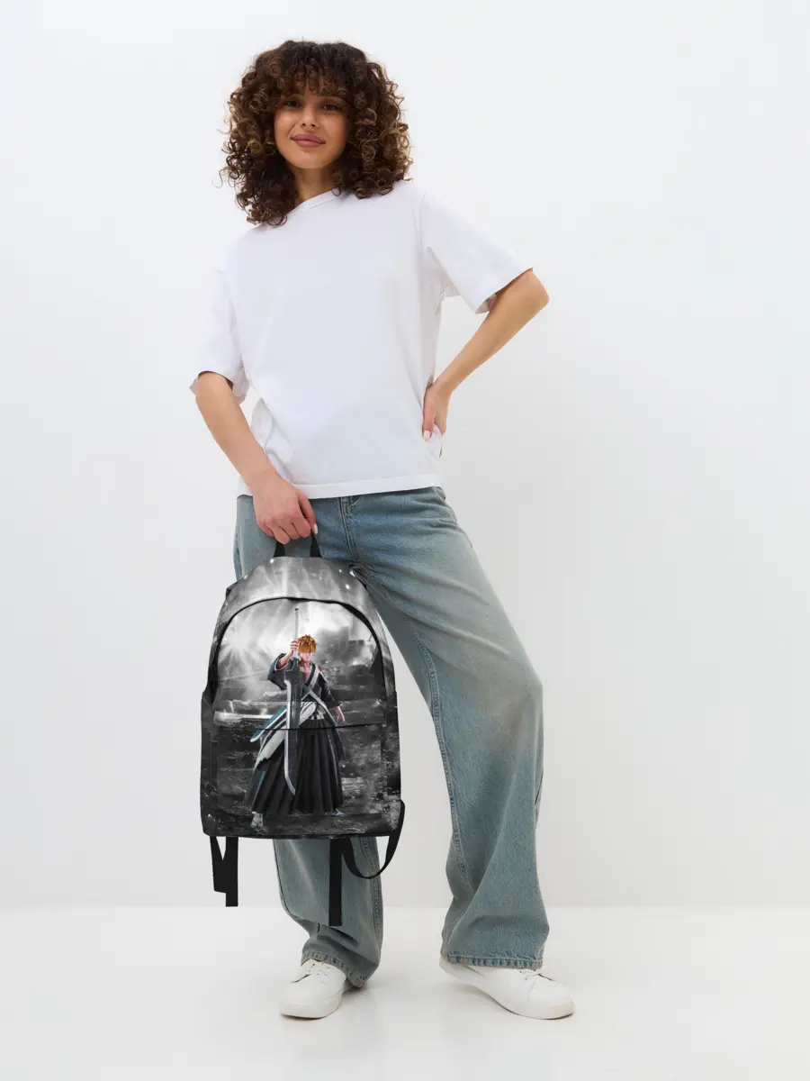 Рюкзак джинсовый / Jump Force - Ichigo Kurosaki