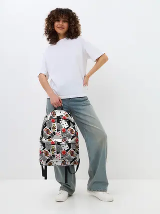 Рюкзак джинсовый / Игральные карты