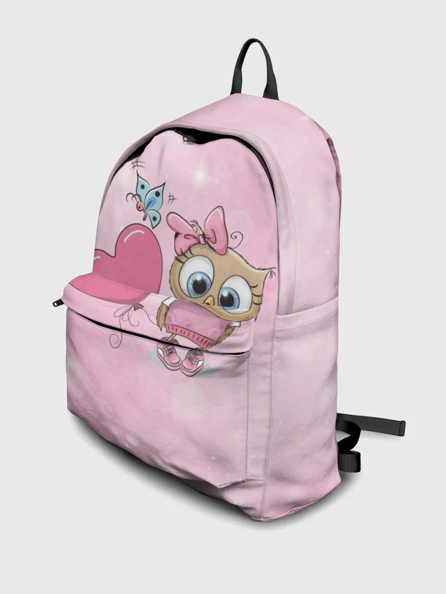 Рюкзак джинсовый / Совушка с шариком