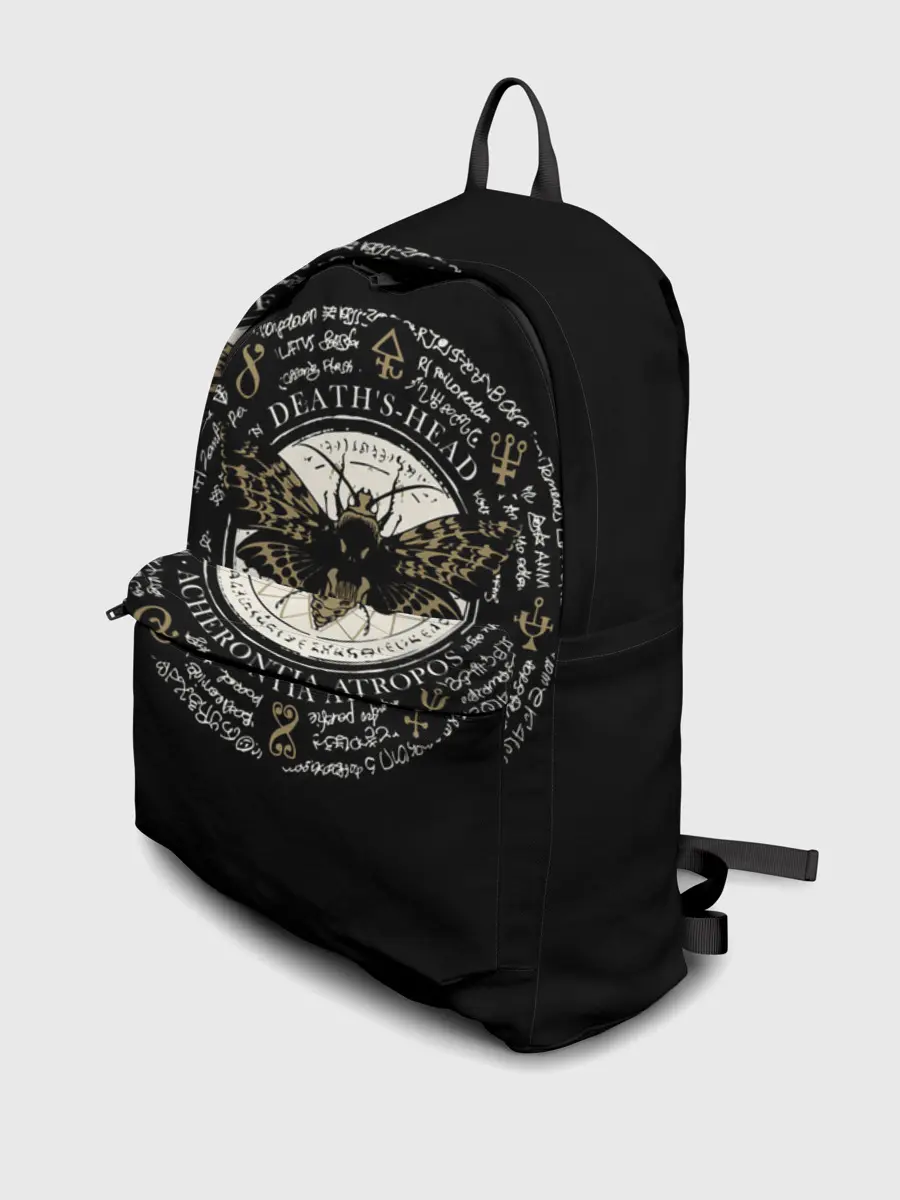 Рюкзак джинсовый / Бабочка Мертвая голова